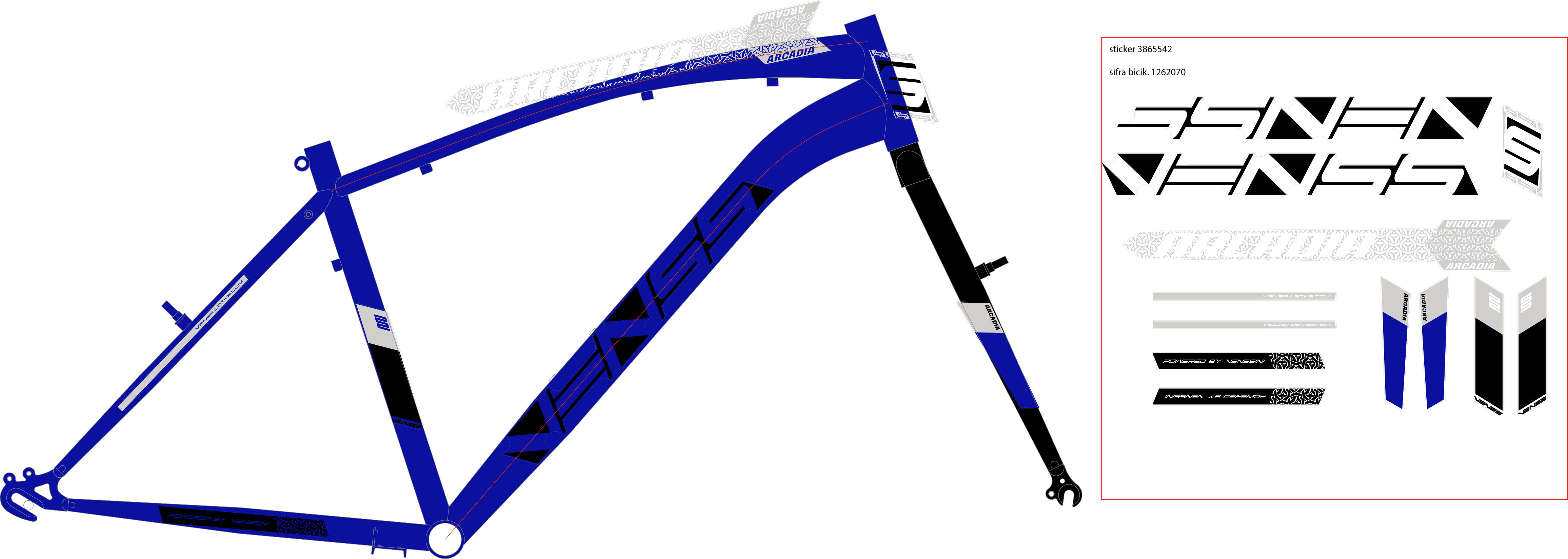 ARC262MTV/25CK01P03/XS12 F.RAM CASSINI VENSSINI ARCADIA 2025 @@